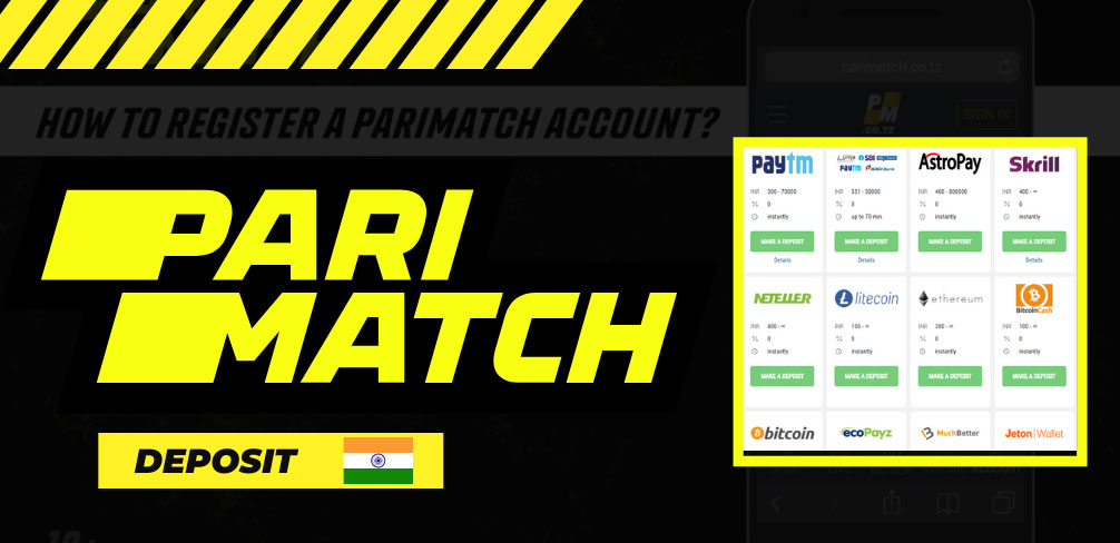 Parimatch deposit India