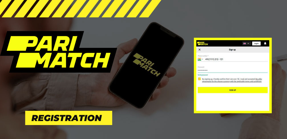 Registration on Parimatch